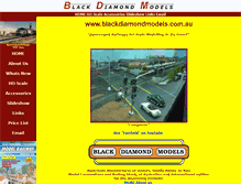 Tablet Screenshot of blackdiamondmodels.com.au